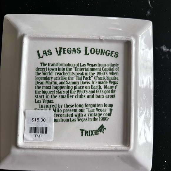 Ace’s High Cocktail Napkin Tray 1960’s nostalgia Collectible - Picture 2 of 2